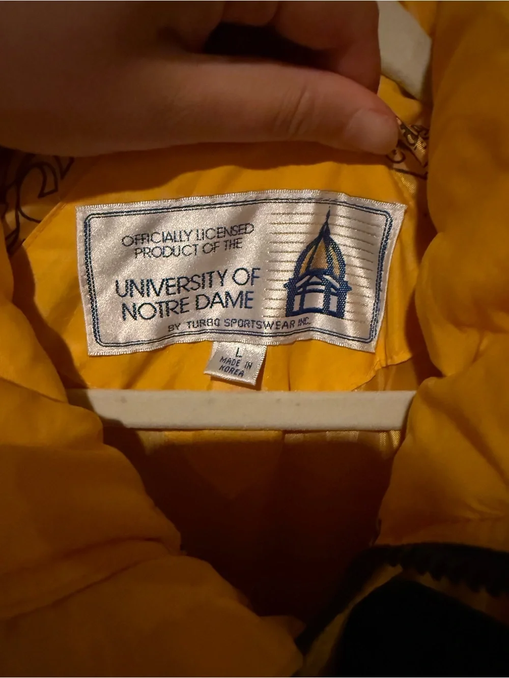 Notre Dame coat